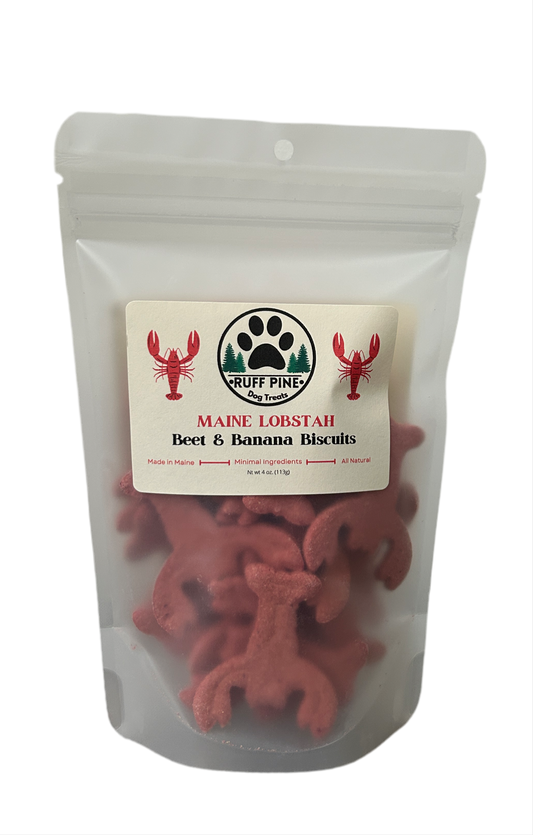 Lobster π¦ Beet & Banana Biscuits