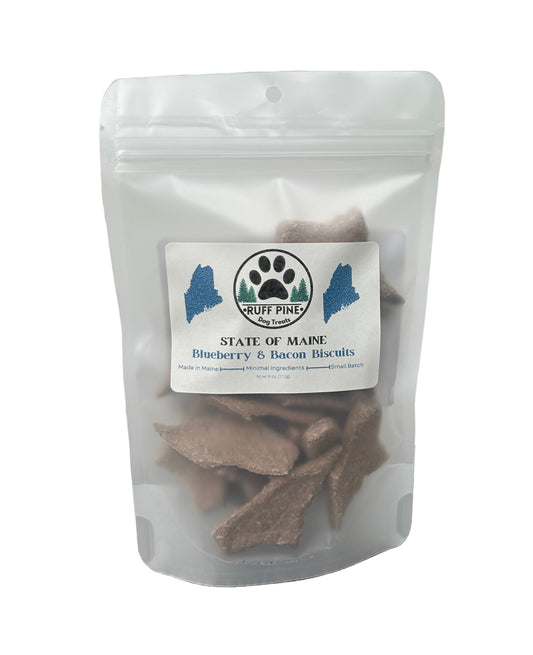 State of Maine Blueberry & Bacon Biscuits 🫐🥓🐾